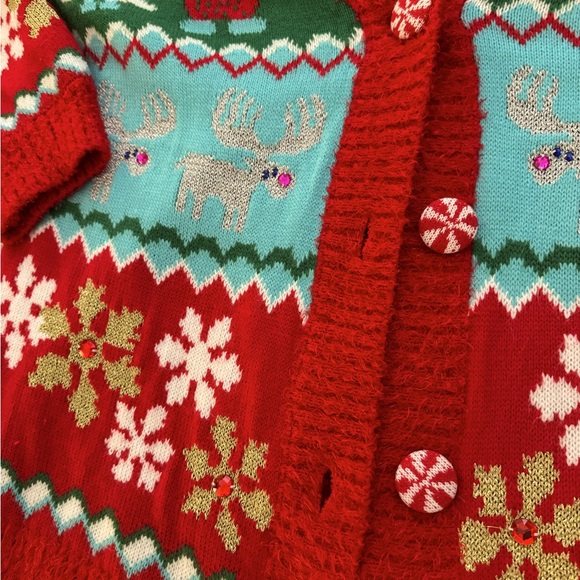 Christmas/Holiday Cardigan Sweater - Picture 5 of 6